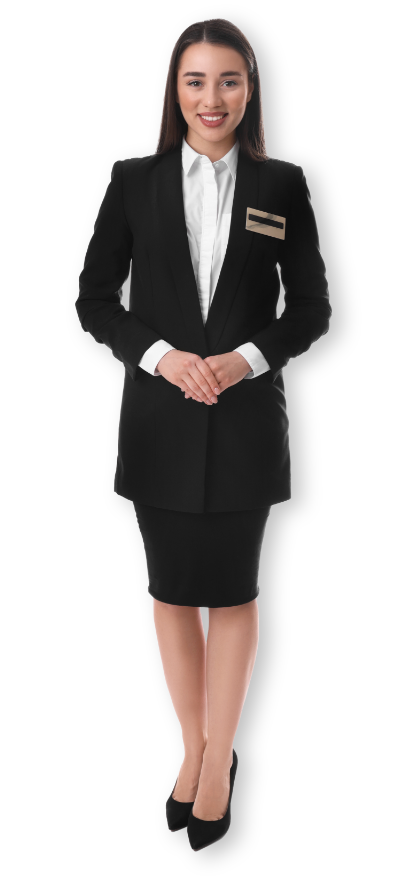 Donna sorridente in posa