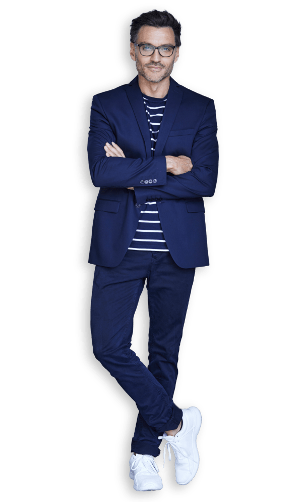 Uomo in posa