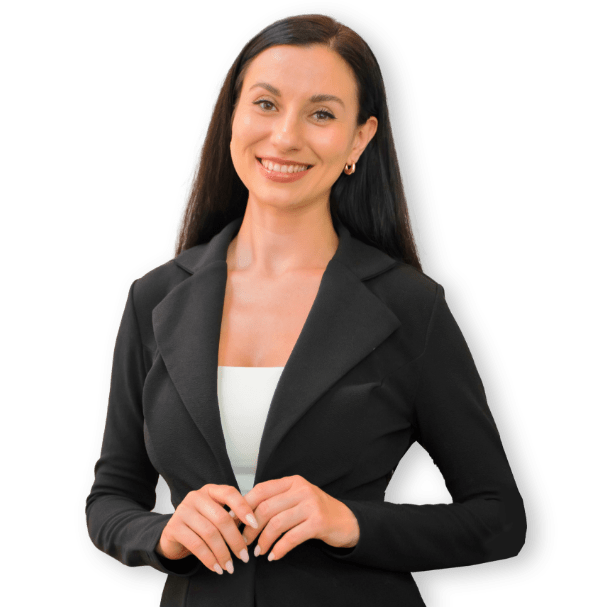 Donna sorridente in posa