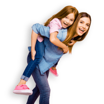 Donna con bambina