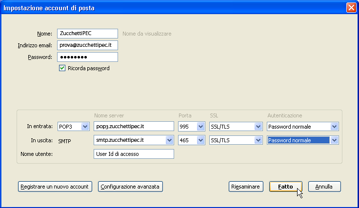 Server uscita POP3