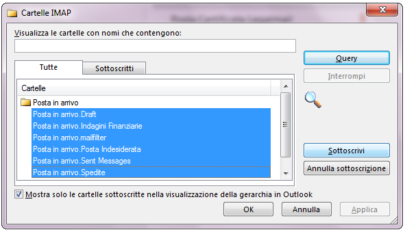 Pulsante sottoscrivi
