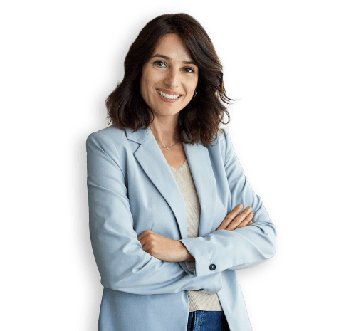 donna braccia incrociate software credito e finanza