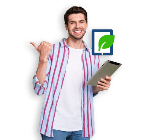 Ragazzo green software sostenibilità