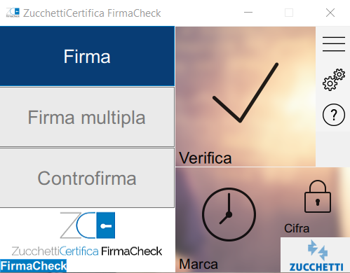 Riquadro firma