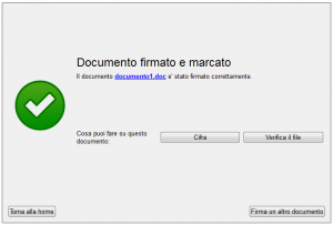 Conferma firma PDF remota