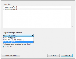 Firma multipla XML
